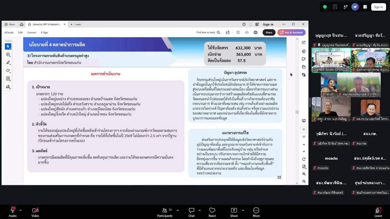 title - ผู้ตรวจราชการ ส.ป.ก. ร่วมประชุมตรวจติดตามการดำเนินงานตามแผนการตรวจราชการ ของผู้ตรวจราชการกระทรวงเกษตรและสหกรณ์ ประจำปีงบประมาณ พ.ศ. 2569 รอบที่ 2 ในเขตตรวจราชการที่ 12 จังหวัดขอนแก่น 